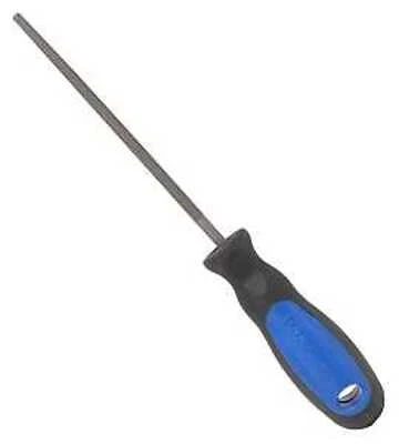 Jl-f005 Mill File With Handle, 5-3/4 In L, Round Pattern, Alloy Steel