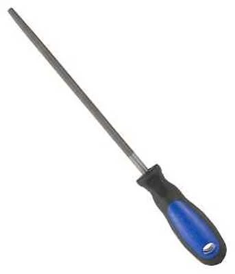 Jl-f006 Round Profile Mill File With Cushion-grip Handle, 8 Inch Length