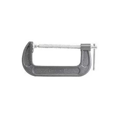Heavy Duty C-clamp 6 Inch With Zinc Plated Spindle And Steel Construction