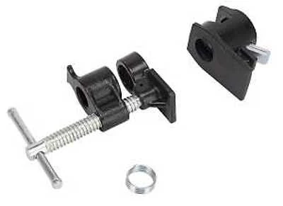 Jlo-039 Pipe Clamp Fixture, 1/2 Inch Opening, Malleable Steel Construction