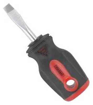 Vulcan MC-SD05 Slotted Screwdriver, 1/4 In. x 1-1/2 In., Satin Chrome