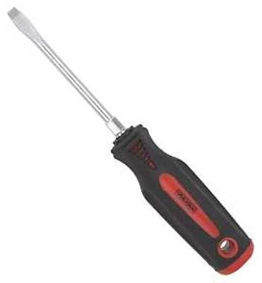 Vulcan MC-SD06 Slotted Screwdriver, 1/4 In x 4 In, Cushion Grip