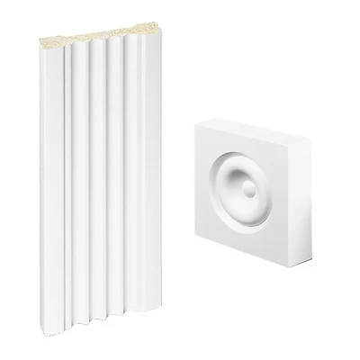CRYSTAL WHT ARCH DOOR KIT
