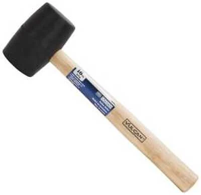 Vulcan JL24116 Rubber Mallet, 16 Oz, 13-1/8 In