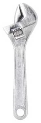 Vulcan WC917-05 Adjustable Wrench, 6 In., Drop Forged Steel, Chrome