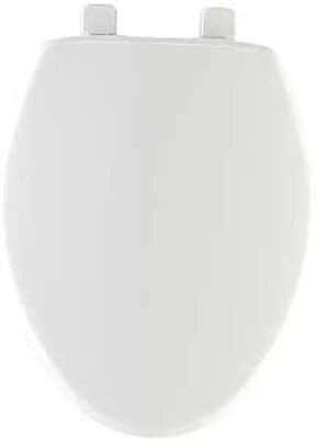 Mayfair Elongated Closed Front Slow Close White Plastic Toilet Seat 180slow-000