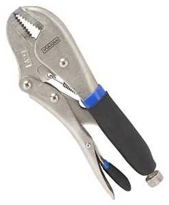 7 Inch Straight Jaw Locking Plier With Molded Grip Handle