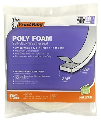 Foam Tape 3/4W 17'  L342H