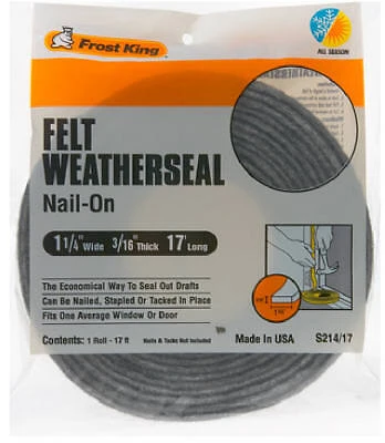 Felt Nail-On 1.25"W S214/17H