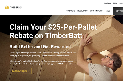 TimberHp Rebate