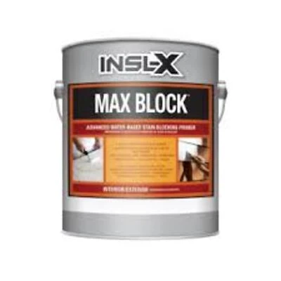 Insl-X Max Block SB5000099-01 Stain-Blocking Primer, Gloss White, 1 Gal