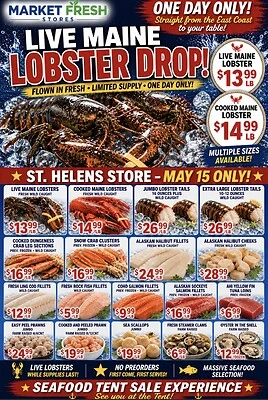 Market Fresh St Helens Location - Lobster Sale