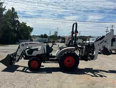 This is the Bobcat CT2035 set up with dedicated back hoe attachment. Includes 13" inch bucket with hydraulic down riggers. Excellent machine for contractors as well as the  DIY.