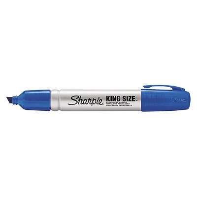 Sharpie King Size Permanent Markers, Select Color (Chisel Tip)