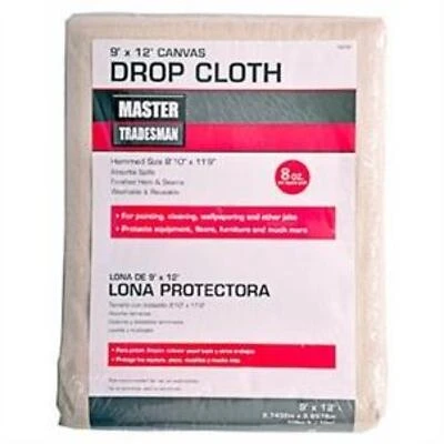 58901 9' X 12' Heavy-duty Canvas Dropcloth