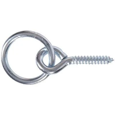 Silver Handcuff Chain with 5/16" × 3¼" Hook Ring – Heavy‑Duty Armella