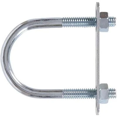 Hillman 3/8 In. U-Bolt With Mounting Plate & Hex Nuts