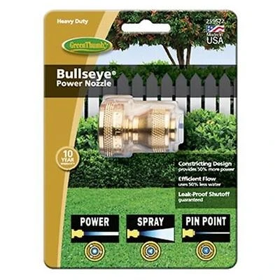 Bull's Eye 820GT Green Thumb Industrial Grade Brass Power Nozzle