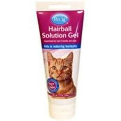 Hairball Solution Gel For Cats, Chicken Flavor, 3.5 Oz.