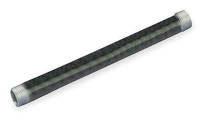 Black Steel Threaded Pipe Nipple, 2 In. X 30 In., Schedule 40