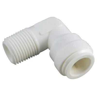 1/4" OD × 1/8" NPT Male Brass Elbow – 90° Plumbing Fitting