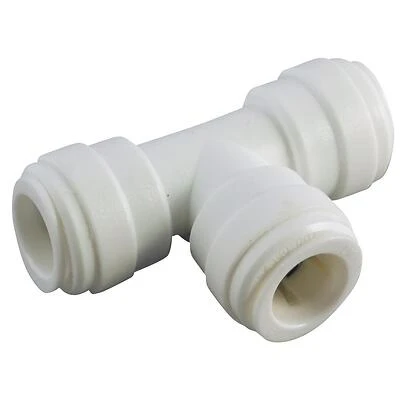 1/4\" OD Tee Connector – Compact Pipe Fitting