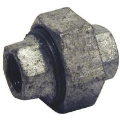 G-uni05 0.5 In. Brass & Iron Galvanized Union Pipe Fitting