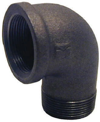 B-S9002 Black Street Elbow - 0.25 in. Pack of 10