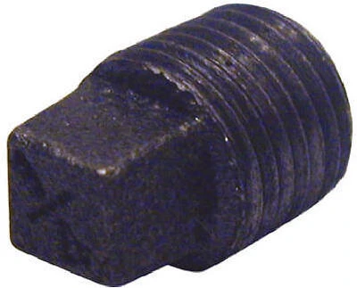 B-plg10 Black Plain Plug - 1 Inch Durable Connection