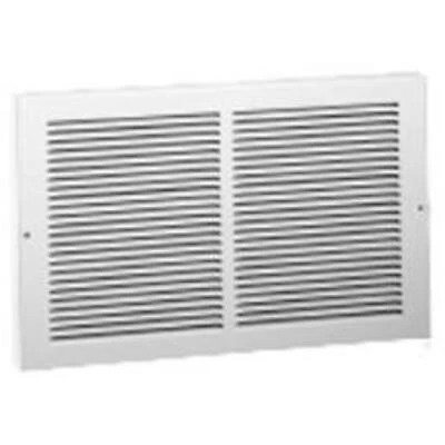 375w12x6 White Baseboard Return Grille, 12 X 6 Inch - American Metal Products