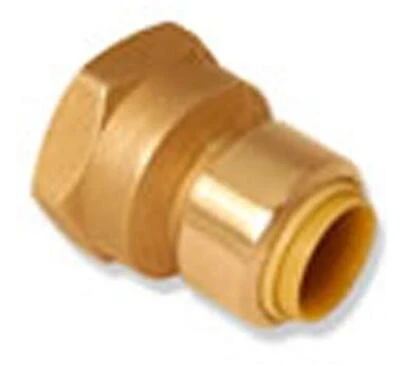 424917862 0.5 X 0.75 In. Fnpt Female Adapter - Brass Construction