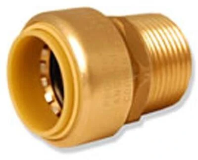 424918167 0.5 X 0.75 In. Mnpt Male Adapter - Durable Brass Construction
