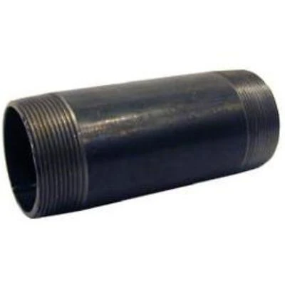 Nb-0330 0.38 X 3 In. Black Nipple Pipe Fitting
