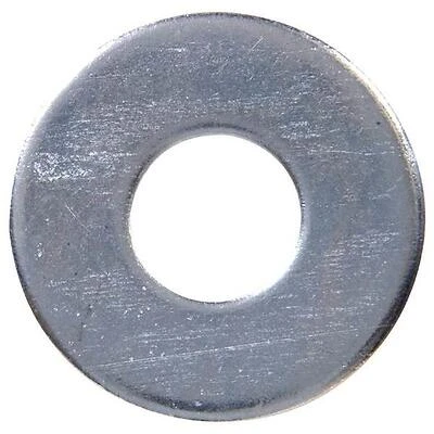 Hillman SAE #6 Flat Washer – Galvanized Steel for Deck & Fence Projects