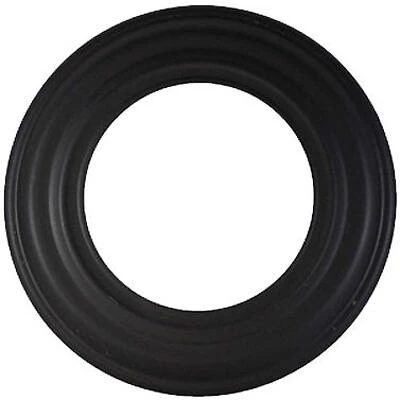 8-605 8 Inch 24 Gauge Black Stove Pipe Collar For Furnace And Chimney
