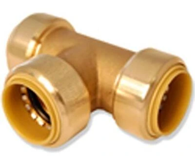 Pushfit Tee 1/2 Inch Pro Bite Push It Fittings Lf814r