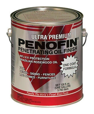 Penofin F5mmbga Ultra Premium Transparent Oil-Based Wood Stain, Mission Brown, 1 Gal