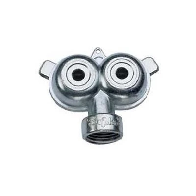 131036 Green Thumb Zinc Twin-Circle Spray Sprinkler