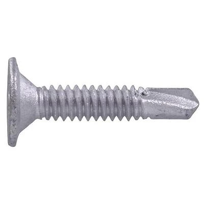 The Project Center 41896 10-24 x 1-Inch Wafer Head Drilling Screw with Phillip drive