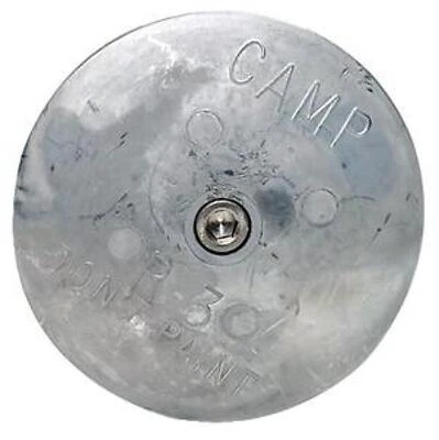 Camp Zinc Rudder Anode 5 Inch Diameter R4 Model