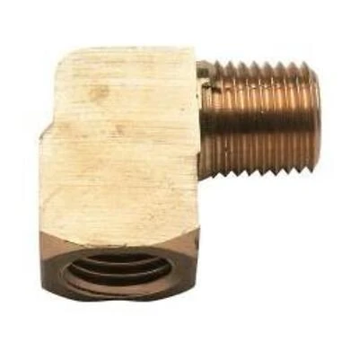 033436-10 1/4" Npt Brass Fuel Line Elbow Connector