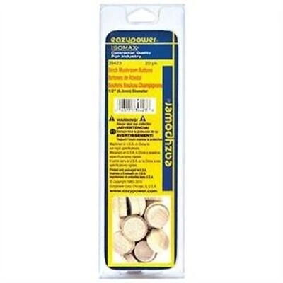 39423 0.5 in. Mushroom Shaped Plug - 20 Pack