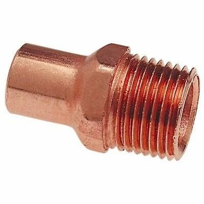 W 61431 1/2 In. Male Pipe Thread Copper Street Adapter