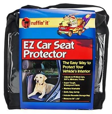 56 X 56 Inch Black Car Seat Protector For Pets - Durable And Waterproof