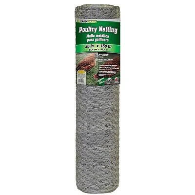 36 Inch X 25 Foot 2 Inch Mesh Hexagonal Poultry Netting Model 308465b
