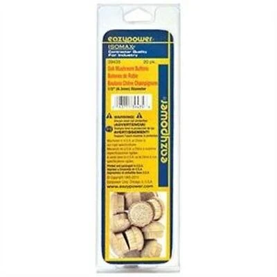 39435 0.5 in. Mushroom Oak Plug - 20 Pack