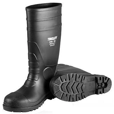.-Economy Pvc Knee Boots- Black Size 12 31151.12
