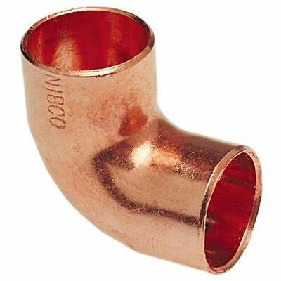 Mueller Industries W 61617 .38 in. Wrot Copper 90 Degree Elbow