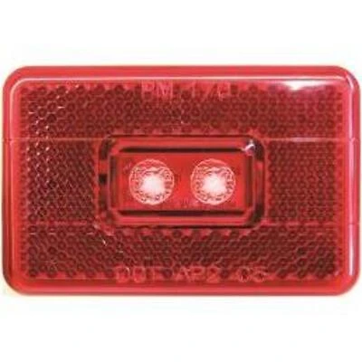 Anderson Marine V170R Red LED Clearance And Side Marker Light With Reflex