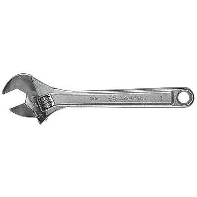 Chrome Adjustable Wrench, 10 Inch With 1 5/16 Inch Jaw Opening
